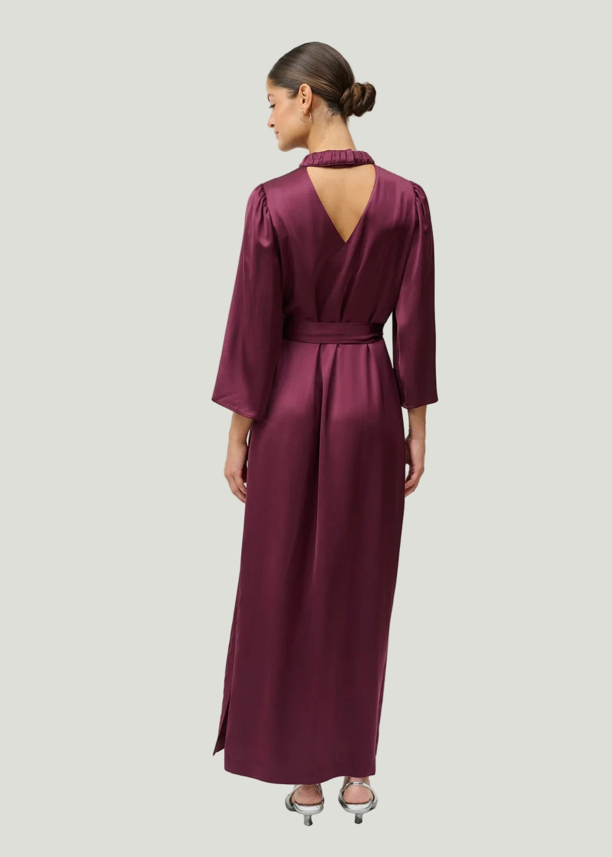Mademoiselle Ambitious Jassa Dress in bordeaux – foto 8