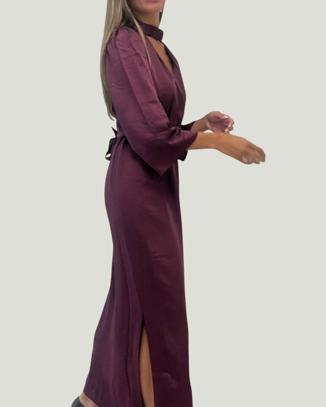 Mademoiselle Ambitious Jassa Dress in bordeaux – foto 6