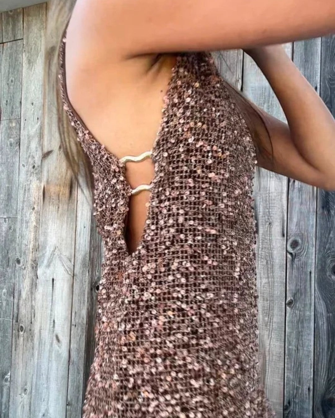 Sequin Mini Dress - styling